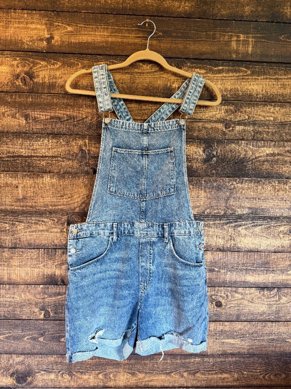 H & M Overall Denim Shorts